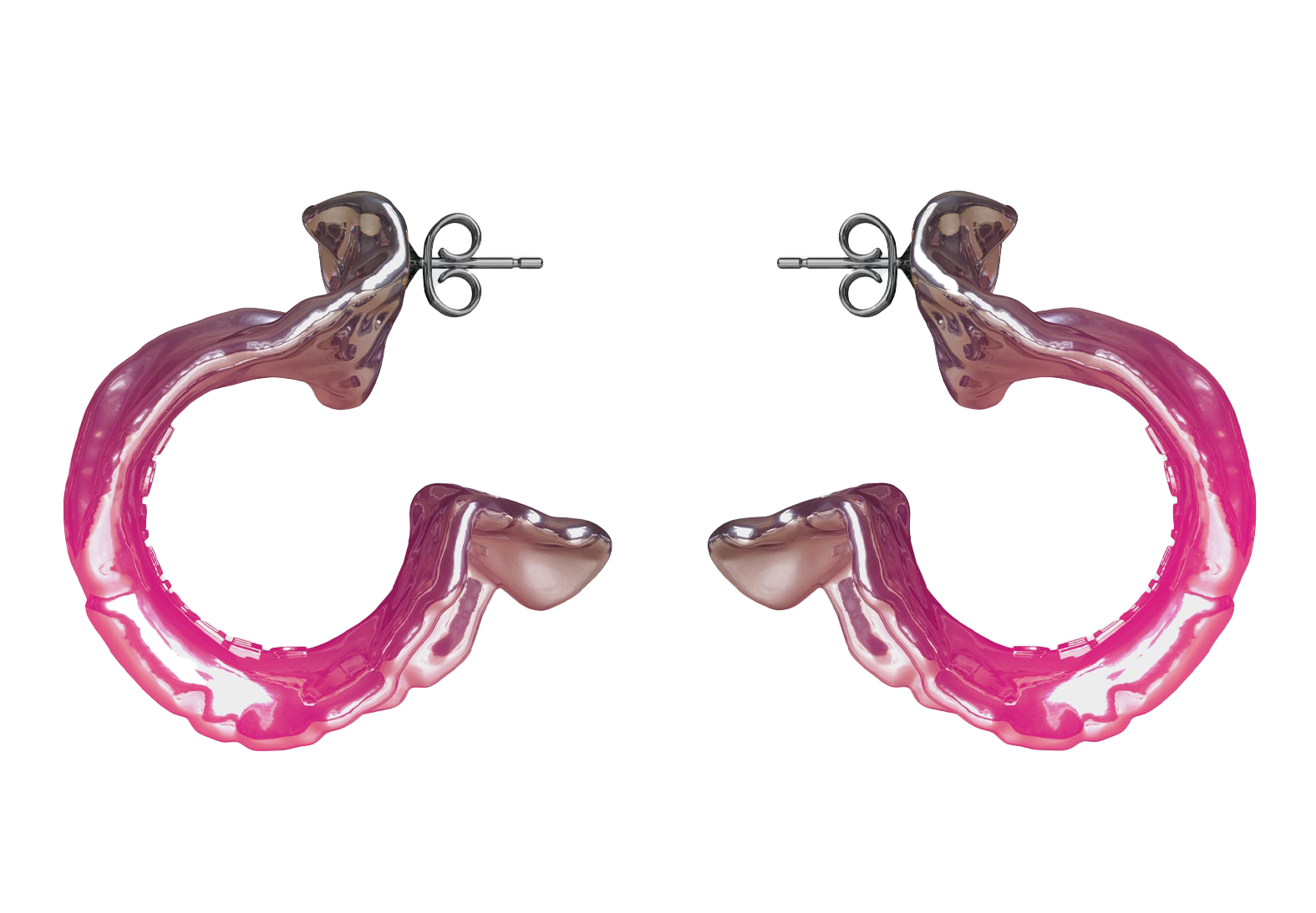 Silver Pink Faïence Hoops DEFAÏENCE